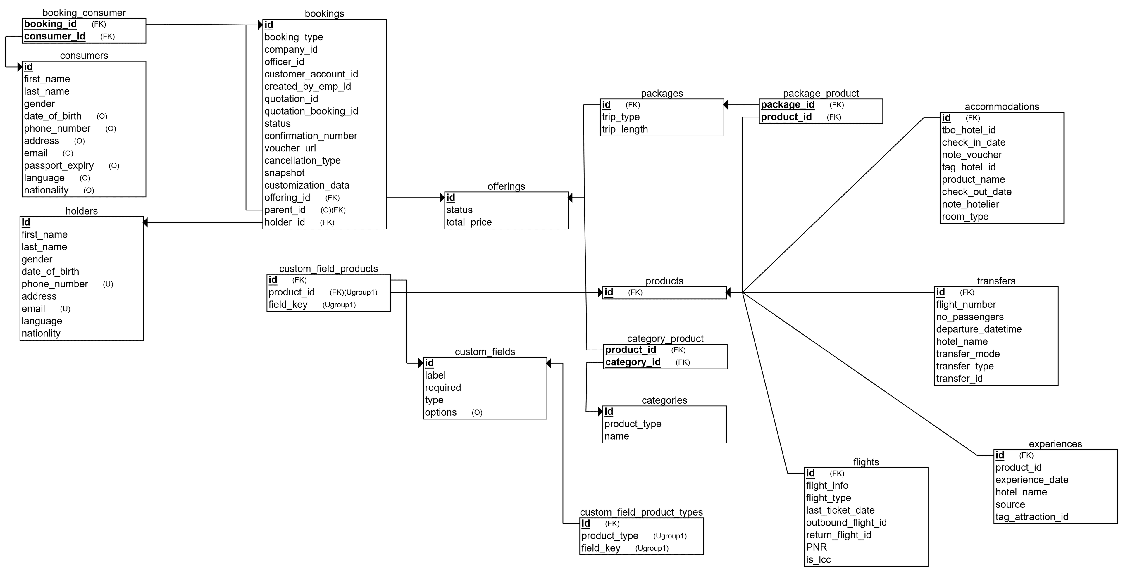 ORM Entity relationship view highlighting snapshotting and holder mechanisms